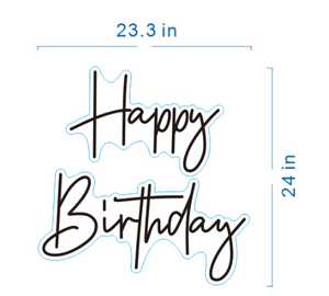 Custom Happy Birthday Sign